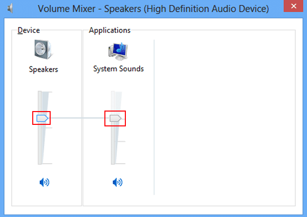 Check the Volume Settings